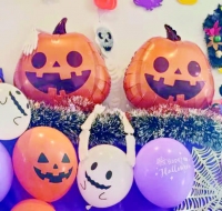 ハロウィンに向けて、かぼちゃのレアチーズケーキを作ろう