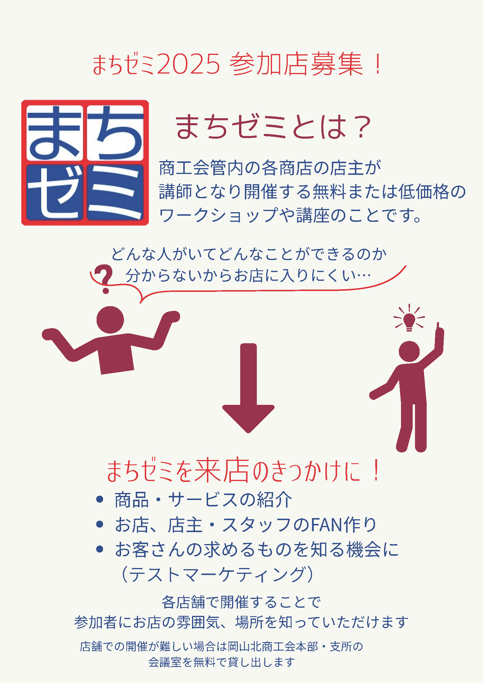 まちゼミ2025 参加店募集！